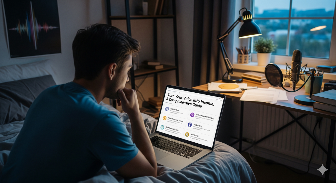 Gagner de l argent avec sa voix depuis chez soi en 2025